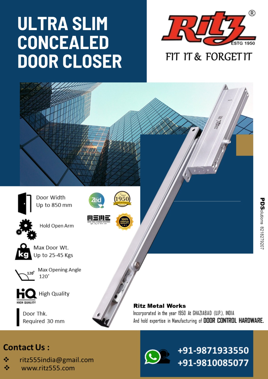 Concealed Door Closer